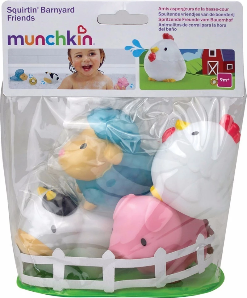 Munchkin Squirtin' Barnyard Friends 4pcs