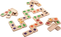Plan Toys Ντόμινο Φρούτων και Λαχανικών