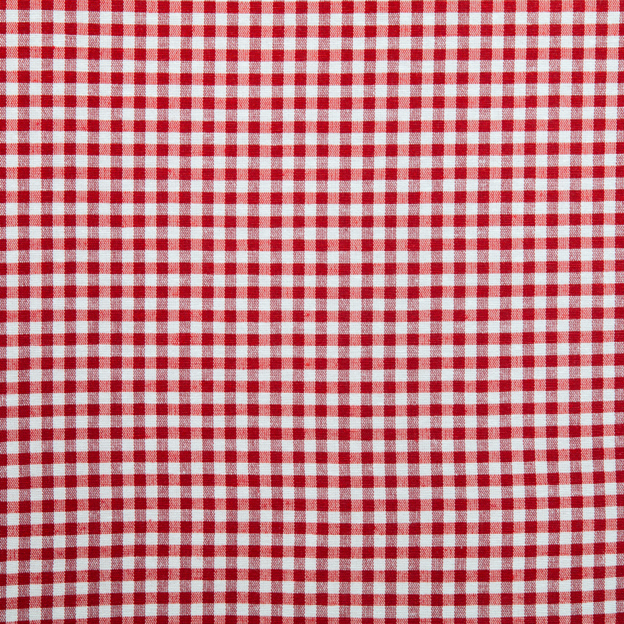 Loneta Τραπεζομάντηλο Ibiza 401 Καρό Λευκό/Κόκκινο 140x140cm (1τμχ)