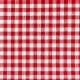 Loneta Τραπεζομάντηλο Ibiza 401 Καρό Λευκό/Κόκκινο 140x140cm (1τμχ)
