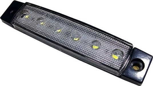 Φώς Όγκου με 6 LED 12V - Λευκό 1τμχ 154-2