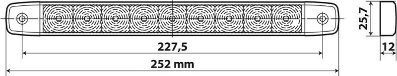 Lampa 41541 9-32V - Πορτοκαλί