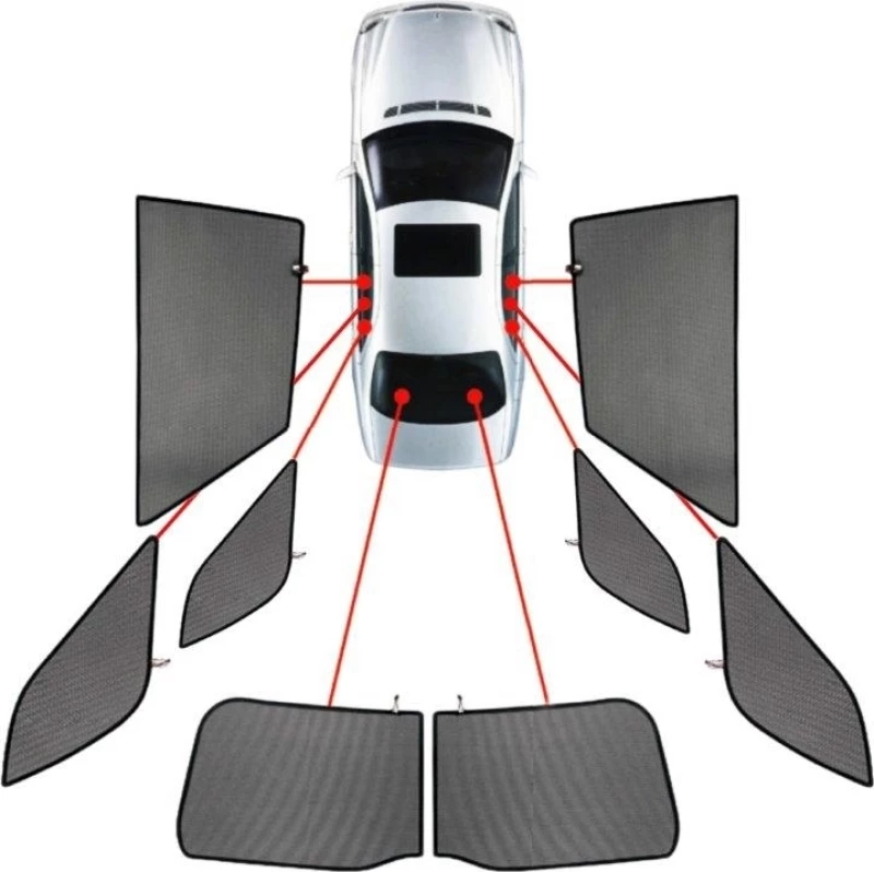 CarShades Πλαϊνά Σκίαστρα Σετ Land Rover Range Rover 02-12 5D 8τμχ