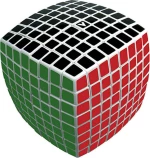 V-Cube 8 White Pillow