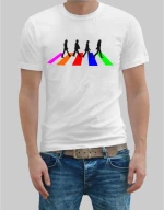 The Beatles road T-shirt - BLACK