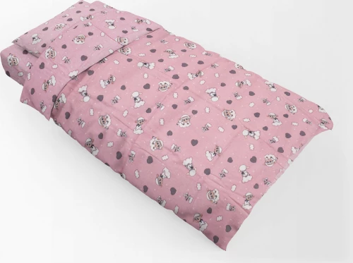 Dimcol Παπλωματοθήκη Προβατάκι 160x240cm 05 Pink