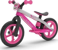 BMXie loopfiets 12 Inch Junior White/Pink