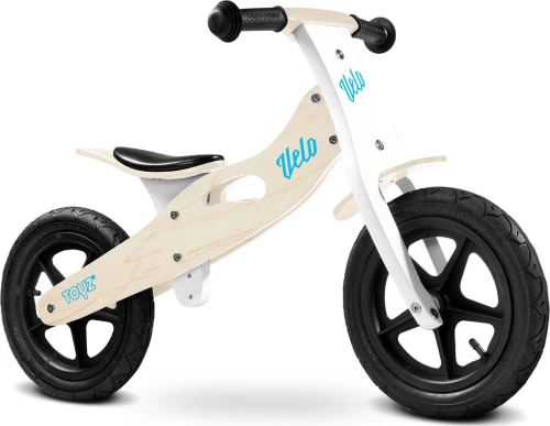 TOYZ Παιδικό ξύλινο ποδήλατο ισορροπίας Velo σε μπεζ χρώμα 90x37x56 cm