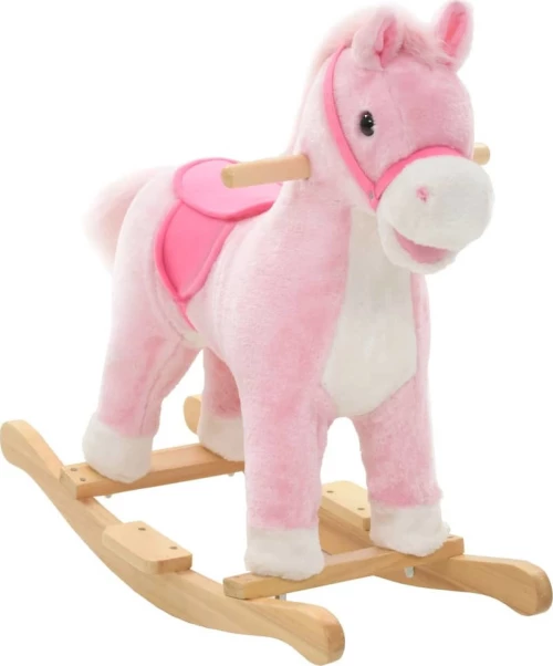 vidaXL Rocking Animal Horse Pink