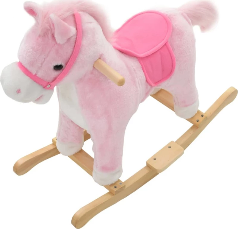 vidaXL Rocking Animal Horse Pink