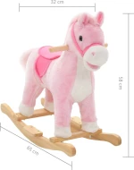 vidaXL Rocking Animal Horse Pink