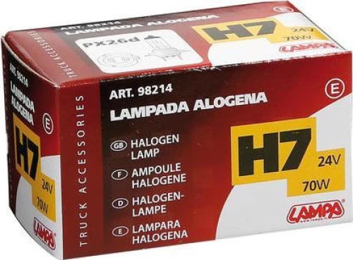 Lampa H7 Halogen 59mm 24V 1τμχ