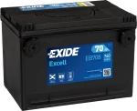 Μπαταρία Exide Excell Eb708 12V Capacity 20Hr 70(Ah):En (Amps): 740En Εκκίνησης