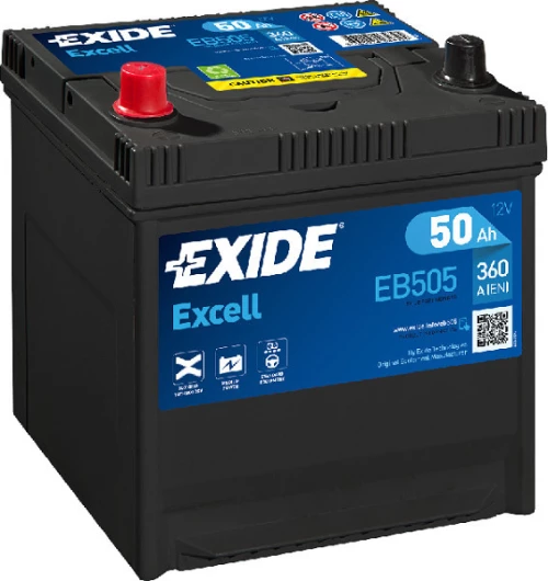 Exide Excell 50Ah EB505