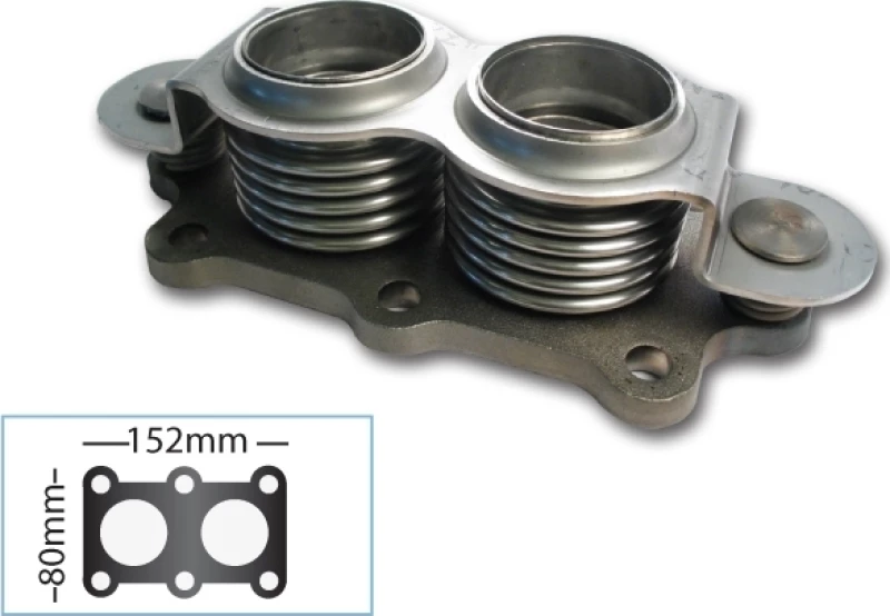 Americat Σπιράλ Εξάτμισης 80x152mm VW