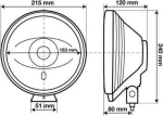 Lampa Προβολεας Angel-Eyes 12/24V H3 130W