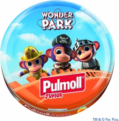 Pulmoll Junior Πορτοκάλι & Βιταμίνες A, C, E Καραμέλες για Παιδιά για την Ενίσχυση της Άμυνας του Οργανισμού 50gr
