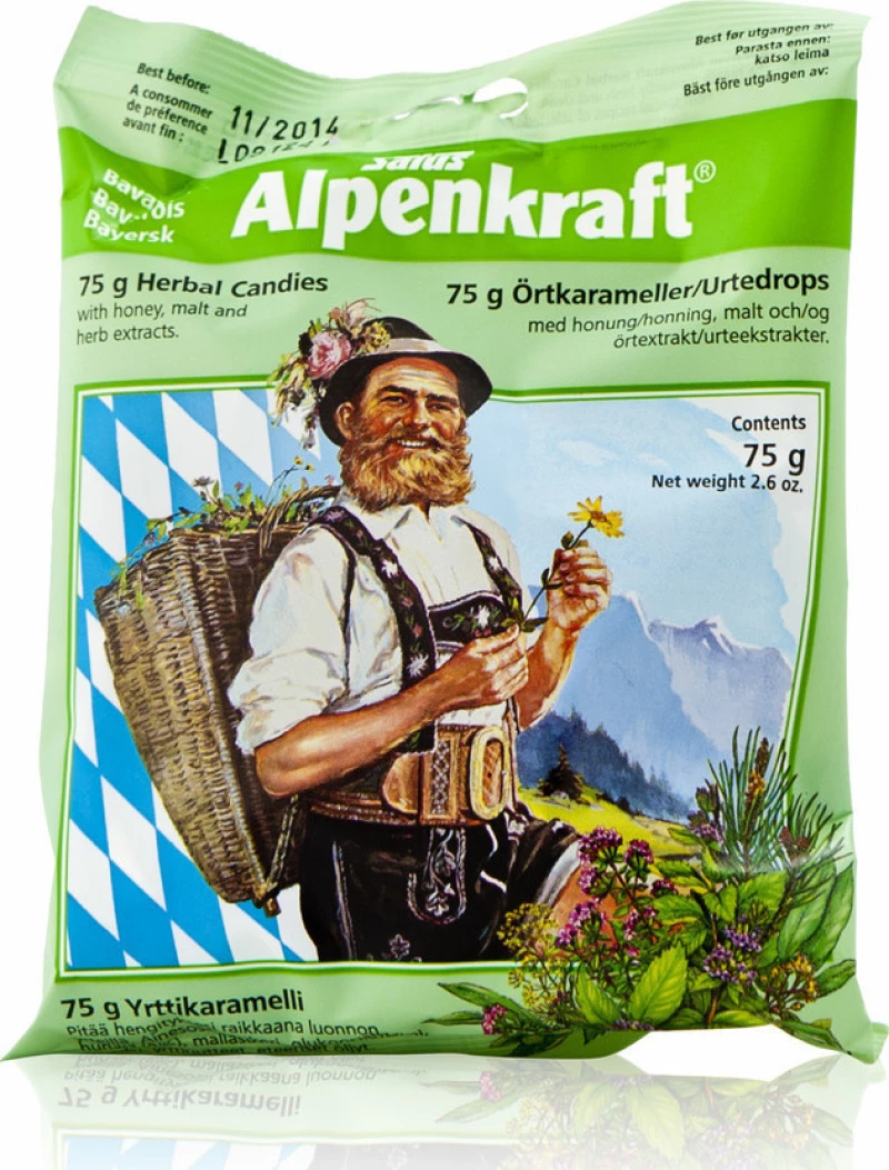 Power Health Alpenkraft Καραμέλες για τον Ερεθισμένο Λαιμό & το Βήχα 75gr