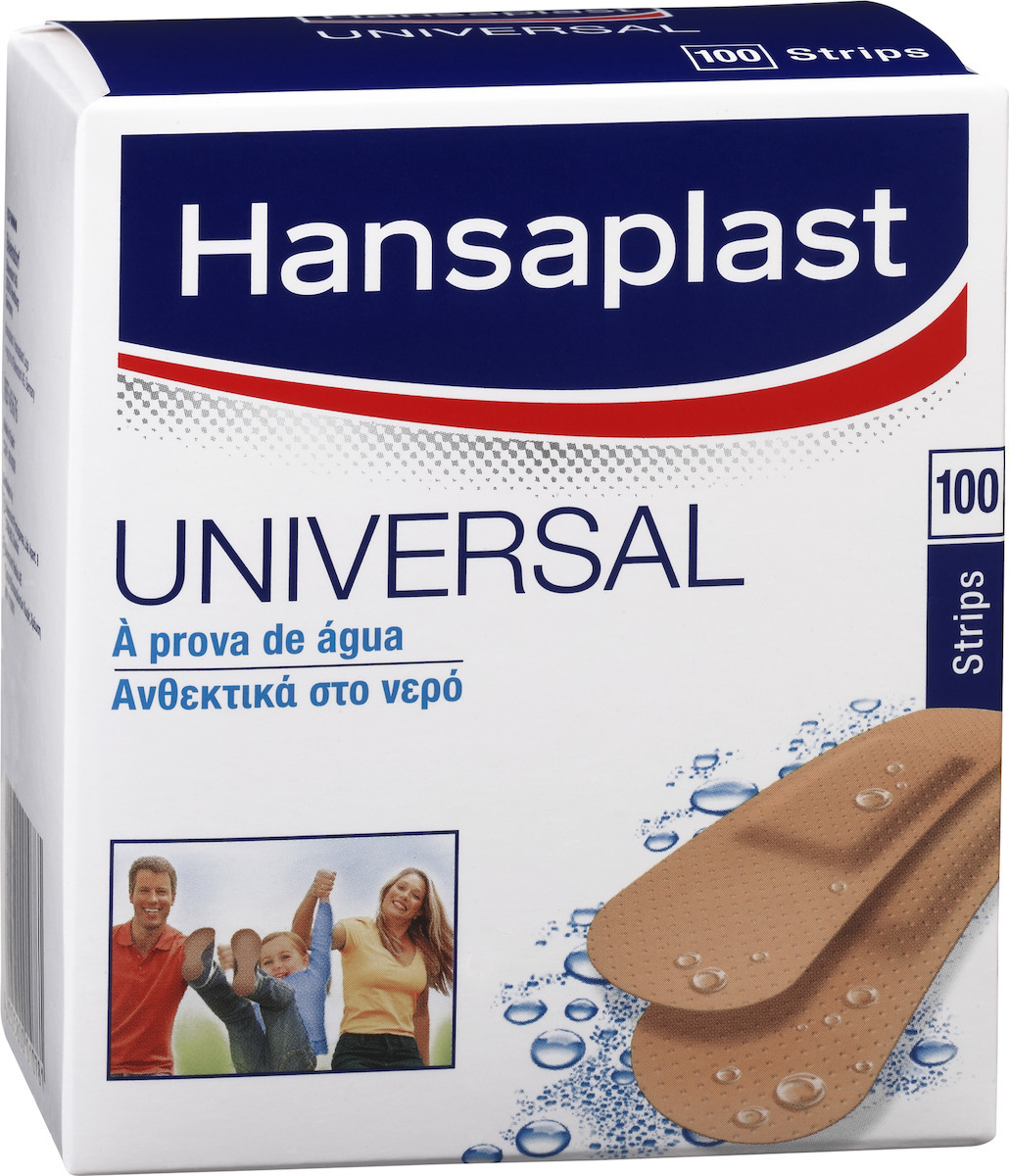 Hansaplast Universal 30 x 72mm 100τμχ