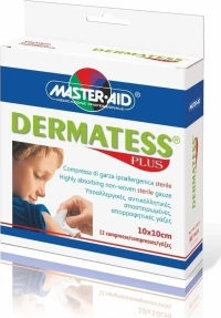 Master Aid Dermatess Plus 10x10cm 12τμχ