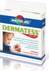 Master Aid Dermatess Plus 5x9cm 12τμχ