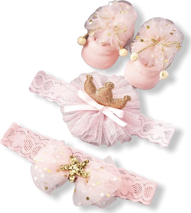 Baby Girl Accessories Set - Handmade