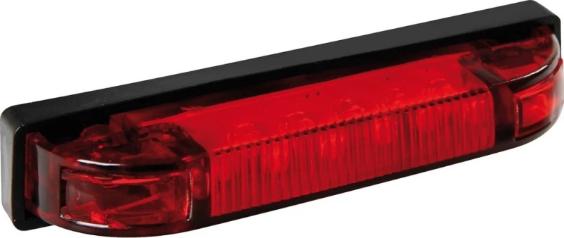 Lampa Φως Όγκου 6 LED 24V 10cm - Κόκκινο