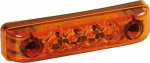 Lampa Φως Όγκου 4 LED 24V 6.5cm - Πορτοκαλί