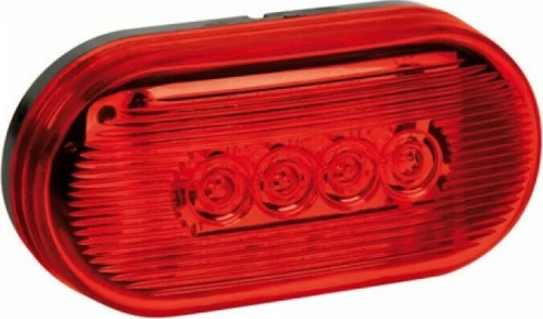 Lampa Φως Όγκου 10 LED 24V 10.3cm - Κόκκινο