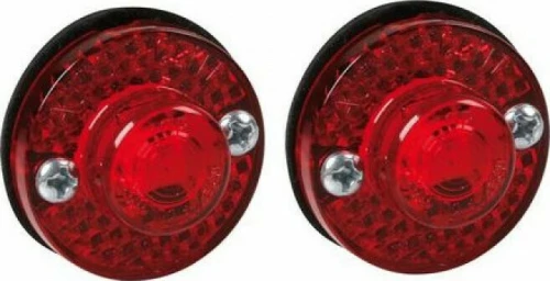 Lampa Φώτα Όγκου3 LED 24V 3cm 2τμχ - Κόκκινο