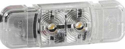Lampa Φως Όγκου 2 LED 24V 7cm - Λευκό