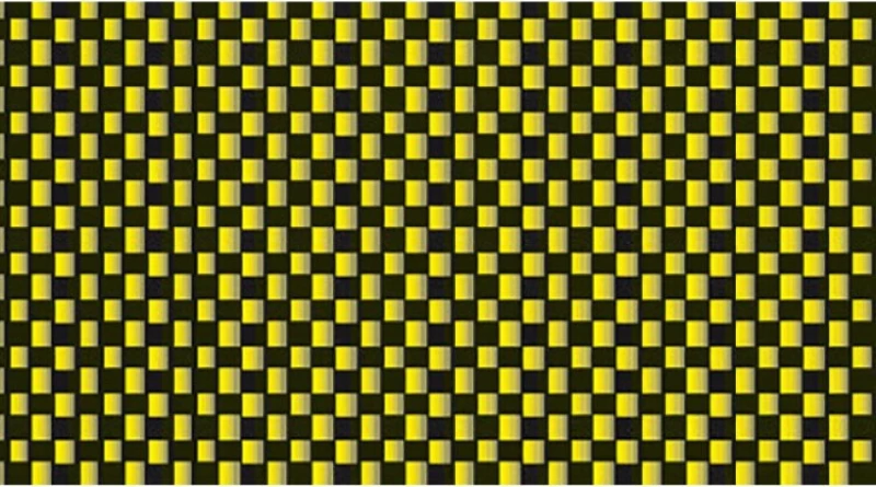 Lampa Eσωτερική Eπένδυση Αυτοκινήτου Carbon Yellow 48x60cm