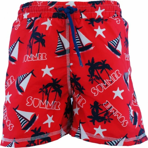 Βρεφικό Μαγιό Βερμούδα Tortue 080-350 Κοκκινο Tortue Kids