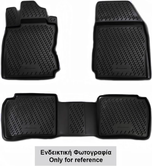 Novline Σετ Πατάκια 4τμχ από Λάστιχο για Citroen C5 2001-2008