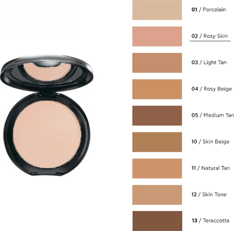 Radiant Perfect Finish Compact Powder 02 Rosy Skin 10gr