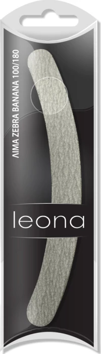 LEONA Εργονομική Λίμα Ζέβρα Banana 100/180