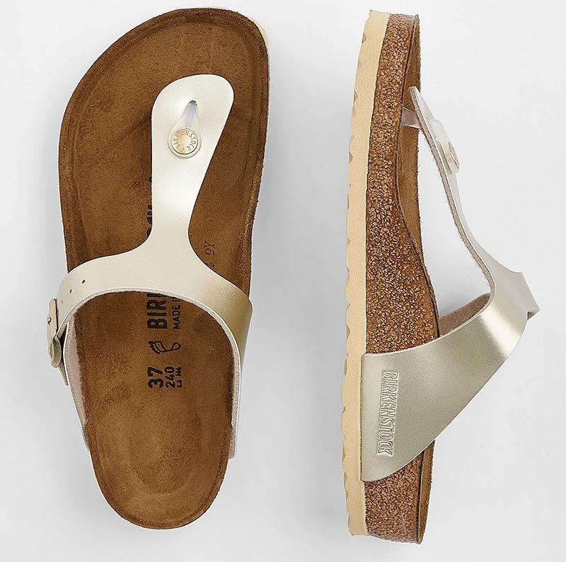 Birkenstock Σαγιονάρες Bir/Gizeh Electric 1015592 M/Gold