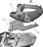 Givi Βάση Βαλίτσας Monokey για Yamaha FJR 1300