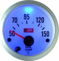 Auto Gauge Όργανο Θερμοκρασίας Λαδιού 7 Χρώματα