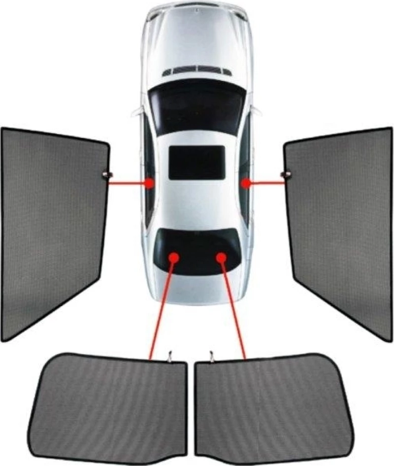 CarShades Πλαϊνά Σκίαστρα Σετ Volvo S60 2010+ 4D 4τμχ