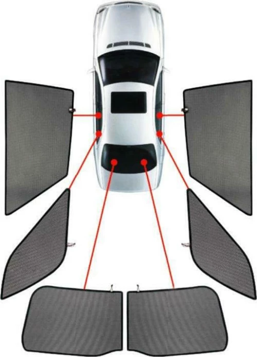 CarShades Πλαϊνά Σκίαστρα Σετ Ford Focus 2011+ SW 6τμχ