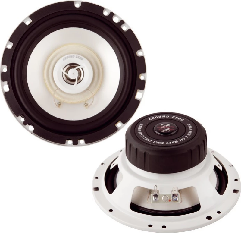 Ground Zero Gzrm 165 Ζεύγος Ομοαξονικών Ηχείων Marine 6.5'' Ισχύος 70 Watt Rms