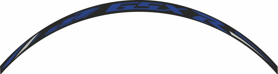 ΑΥΤΟΚΟΛΛΗΤΟ ΤΡΟΧΩΝ BLUE REFLEX STIP DCW02P ΓΙΑ SUZUKI GSXR| PRINT