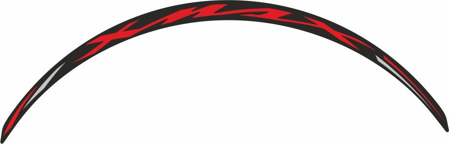 ΑΥΤΟΚΟΛΛΗΤΟ ΤΡΟΧΩΝ STRIP RED DCW55P ΓΙΑ YAMAHA XMAX| PRINT