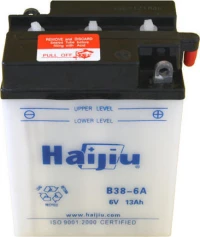 Μπαταρία Μοτοσυκλέτας Haijiu B38-6A 6V 13Ah