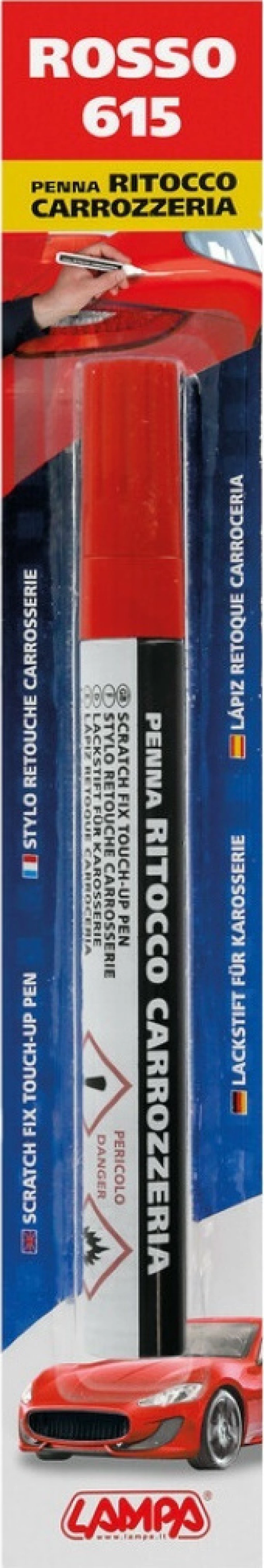 Lampa Scratch Fix Touch-Up Pen 615 Red