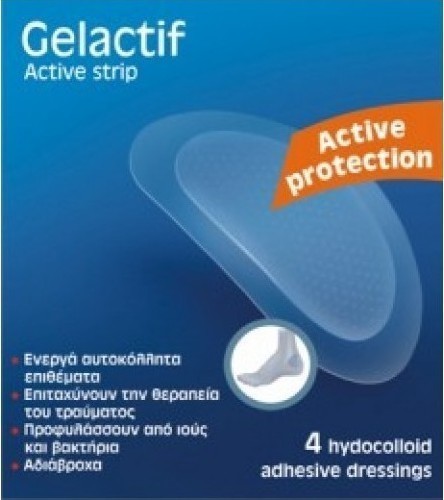KESSLER Gelactif Active strip Ενεργα αυτοκολλητα επιθεματα,4 επιθ.