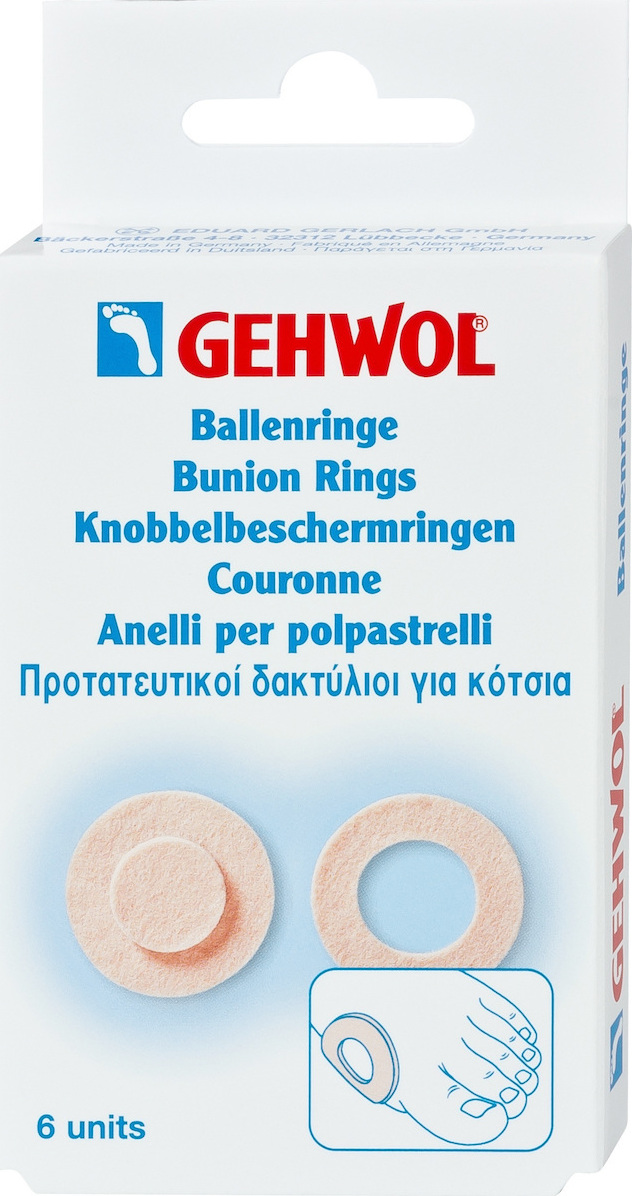 Gehwol Bunion Rings Round 6τμχ