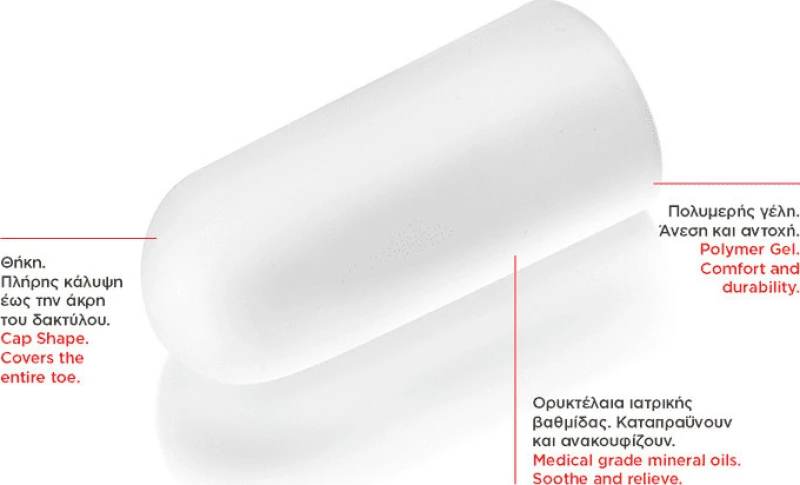 Podia Soft Protection Cap Polymer Gel Large 2τμχ