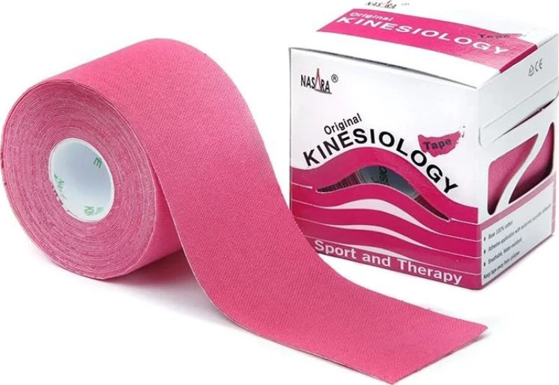Nasara Tape Κινησιοθεραπείας 5cm x 5m Ροζ